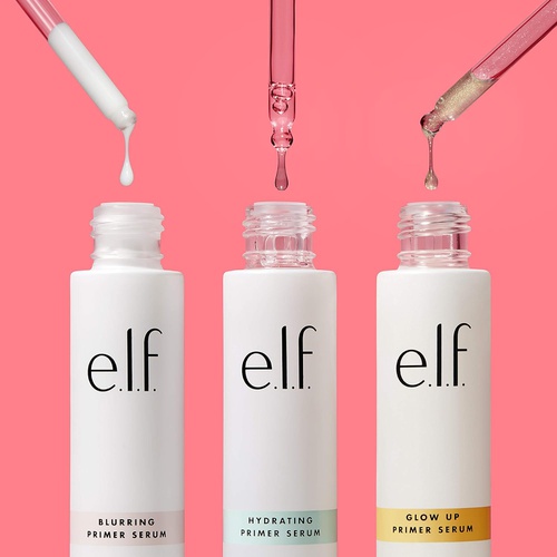  e.l.f. Glow Up Primer Serum, Lightweight Nourishing & Luminous, 1.01 Fl Oz