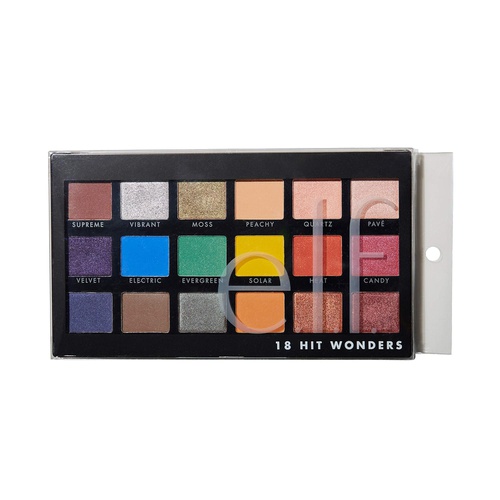  e.l.f. Cosmetics18 Hit Wonders Eyeshadow Palette, 0.617 Ounce