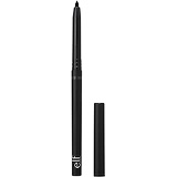 E.l.f. e.l.f, No Budge Retractable Eyeliner, Creamy, Ultra-Pigmented, Long Lasting, Enhances, Defines, Intensifies, Boldens, Black, All-Day Wear, 0.006 Oz