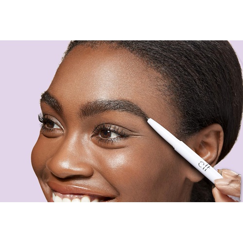  E.l.f. e.l.f, Instant Lift Brow Pencil, Dual-Sided, Precise, Fine Tip, Shapes, Defines, Fills Brows, Contours, Combs, Tames, Black, 0.006 Oz