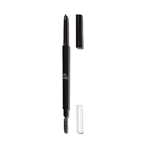  e.l.f., Ultra Precise Brow Pencil, Creamy, Micro-Slim, Precise, Defines, Creates Full, Natural-Looking Brows, Tames and Combs Brow Hair, Taupe, 0.002 Oz