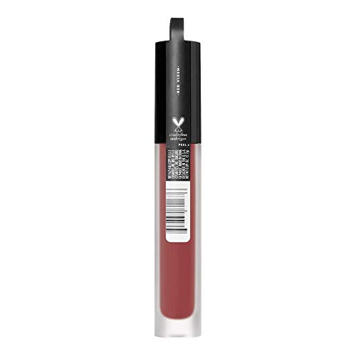  E.l.f. e.l.f, Liquid Matte Lipstick, Long Lasting, Quick-Drying, Smudge-Proof, Nourishes, Conditions, Moisturizes, Red Vixen, Enriched with Vitamin E, 0.10 Oz