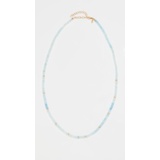 EF Collection 14k Aquamarine Birthstone Necklace