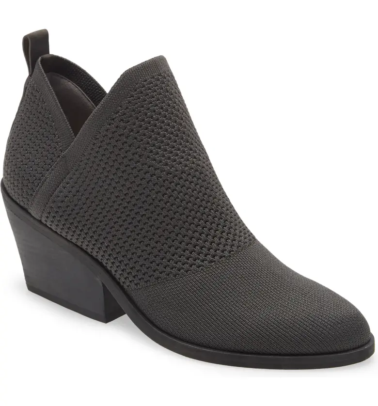 Eileen Fisher Joss Knit Bootie_GRAPHITE KNIT