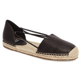 Eileen Fisher Lee Espadrille Flat_BLACK WASHED LEATHER