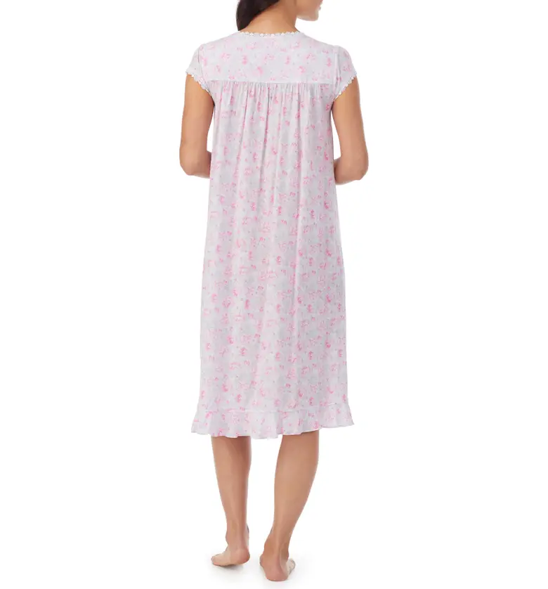  Eileen West Lace Trim Waltz Nightgown_PINK