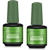 ELM Game 2 pcs Magic Gel Nail Polish Remover, Professional Removes Gel Nail Polish, Removes Soak-Off Gel Polish in 5-8 Minutes Burst Nail Polish Remover