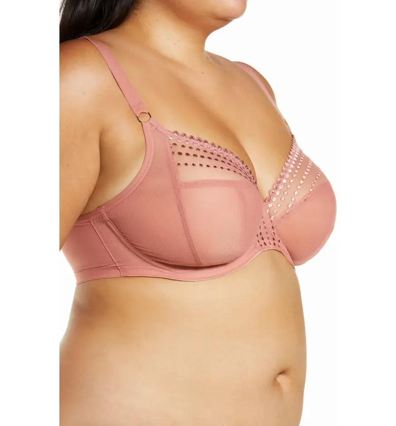  Elomi Matilda Full Figure Underwire Plunge Bra_ROSE GOLD