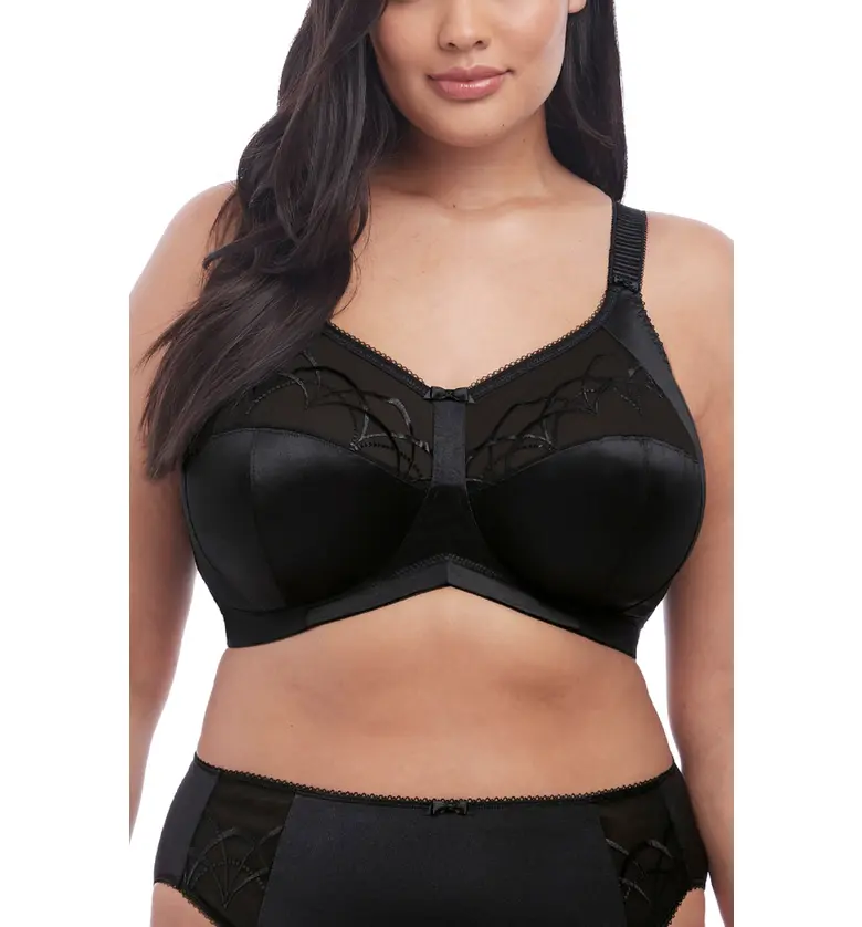 Elomi Cate Full Figure Soft Cup Bra_BLACK