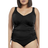 Elomi Essentials Molded Ruched Tankini Top_Black