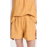 ELSE Summer Plaid Shorts