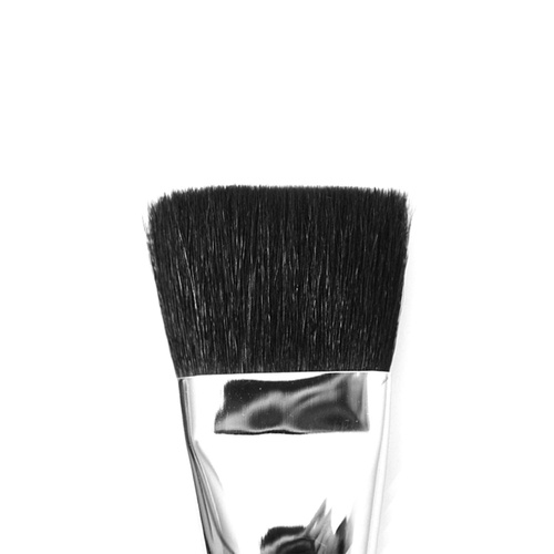  ENERGY Flat Top Foundation Brush Kabuki Brushes for Liquid Cream Minera Blending Face Makeup Tools(Natural Hair，Star Blue)