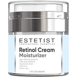 ESTETIST Face Moisturizer 2,5% Organic Retinol Cream for Day & Night with Hyaluronic Acid - Best Facial Age Defying Solution for Anti Aging, Wrinkles & Fine Lines to Restore Elasticity