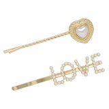 Ettika Love Set of 2 Hair Pins_Gold
