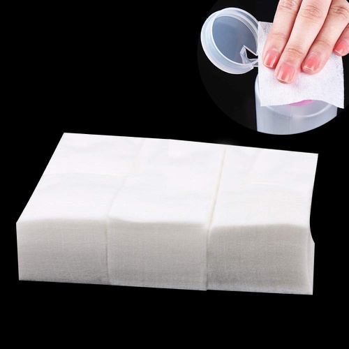  Ealicere Nail Wipes,Lint Free Wipes for Acrylic Nails,Gel Residue Wipe Off Solution for Nails,Includes 1000PCS Nail Cotton Pads,1PCS Acetone Pump,for Nail Alcohol Polish Removal