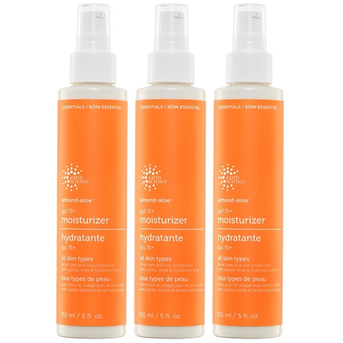  EARTH SCIENCE - Almond-Aloe Moisturizer with SPF 15+ (3pk, 5 fl. oz.)