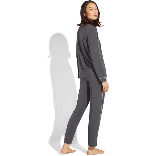  Eberjey Gisele Slim Tuxedo Pajama Set