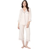 Eberjey Gisele - 3u002F4 Sleeve Crop PJ Set