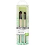 EcoTools Ultimate Shade Makeup Brushes, Blending for Powder and Cream Eye Shadows, Set of 2
