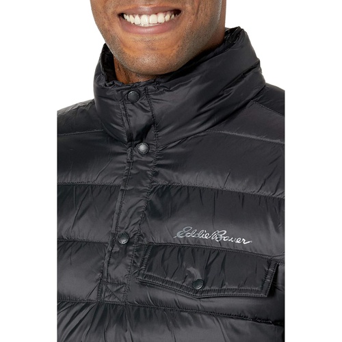  Eddie Bauer Stratuslite Down Snap Mock