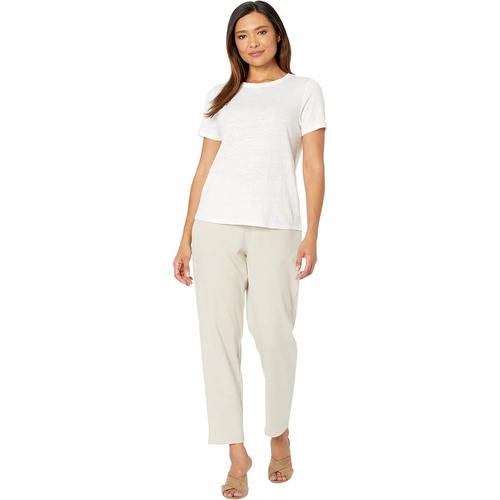  Eileen Fisher Organic Cotton Ponte Slouchy Ankle Pants