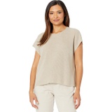 Eileen Fisher Organic Linen Cotton Crew Neck Top