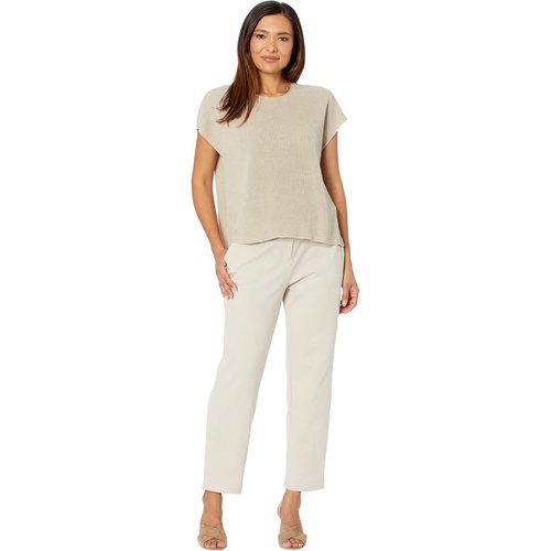  Eileen Fisher Organic Linen Cotton Crew Neck Top