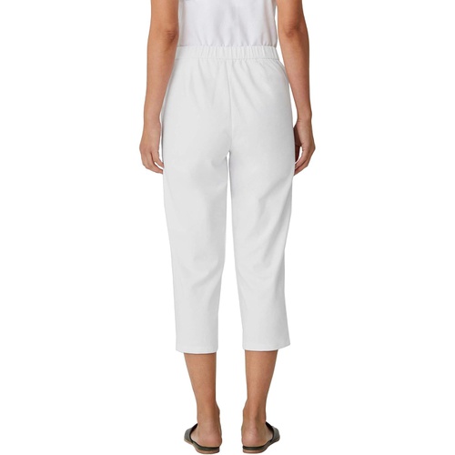  Eileen Fisher Tapered Capri Pants in Organic Cotton Ponte