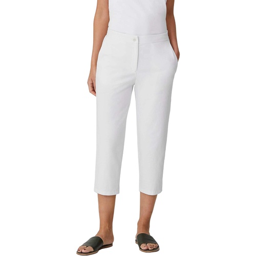  Eileen Fisher Tapered Capri Pants in Organic Cotton Ponte