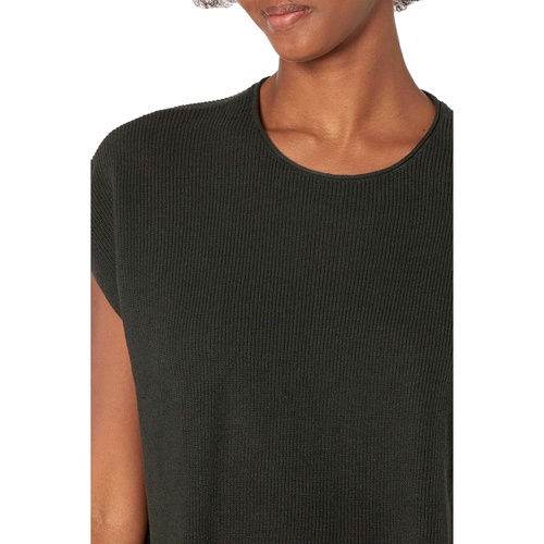  Eileen Fisher Organic Linen Cotton Crew Neck Top