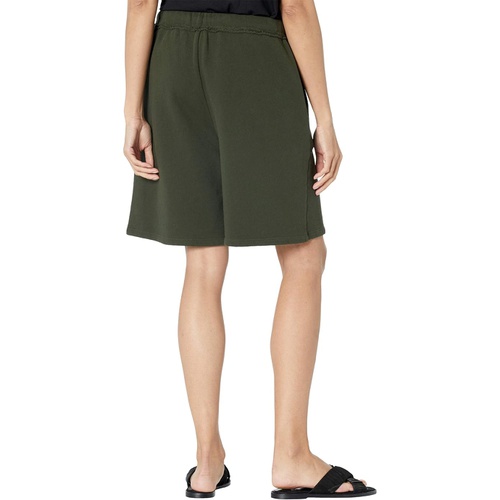  Eileen Fisher Midthigh Shorts in Organic Cotton French Terry