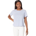 Eileen Fisher Crew Neck Tee in Slubby Organic Cotton Jersey