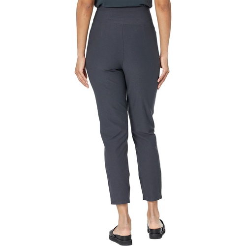  Eileen Fisher High-Waisted Slim Ankle Pants wu002F Wide Yoke in Washable Stretch Crepe