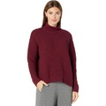 Eileen Fisher Boxy Pullover in Lofty Recycled Cashmere Wool