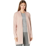 Eileen Fisher High Collar Cardigan in Peruvian Organic Cotton Tencel