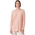 Eileen Fisher Crew Neck Tunic in Fine Stretch Jersey