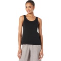 Eileen Fisher Scoop Neck Slim Tank in Organic Cotton Stretch Jersey