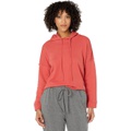 Eileen Fisher Cropped Hoodie in Organic Cotton French Terry