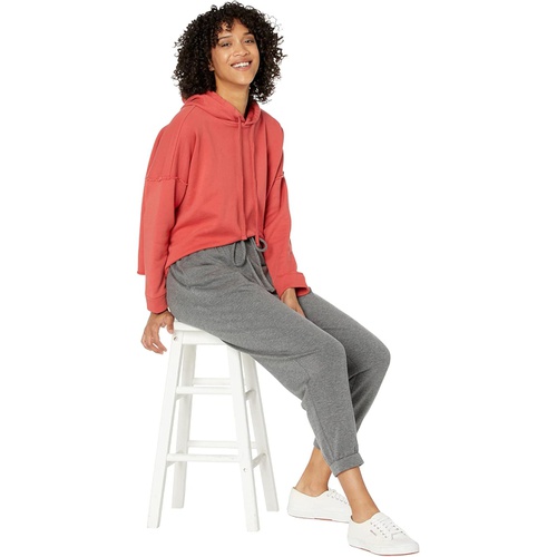  Eileen Fisher Cropped Hoodie in Organic Cotton French Terry