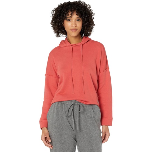  Eileen Fisher Cropped Hoodie in Organic Cotton French Terry