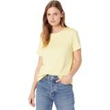 Eileen Fisher Round Neck Short Sleeve Tee in Organic Pima Cotton Jersey