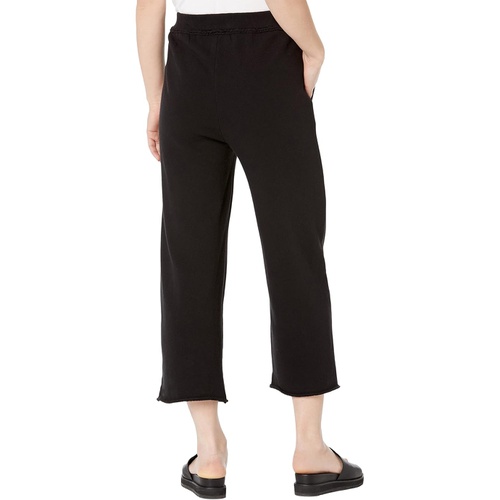  Eileen Fisher Petite Cropped Straight Pants in Lightweight Organic Cotton Terry