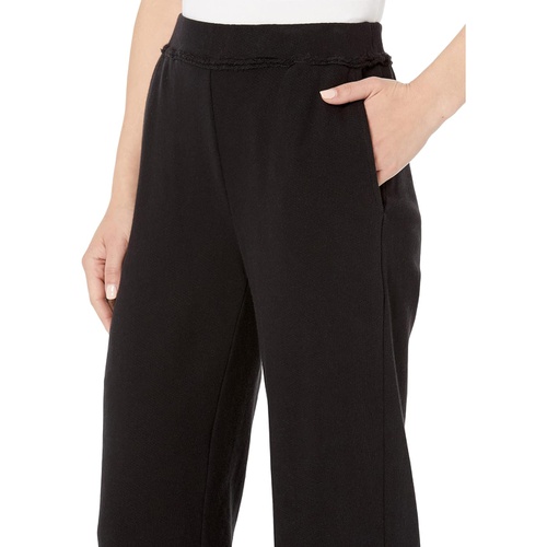  Eileen Fisher Petite Cropped Straight Pants in Lightweight Organic Cotton Terry