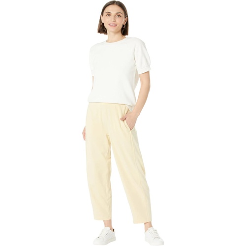  Eileen Fisher Petite Lantern Ankle Pants in Organic Cotton Stretch Jersey