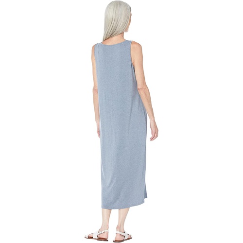  Eileen Fisher Jewel Neck Full-Length Dress