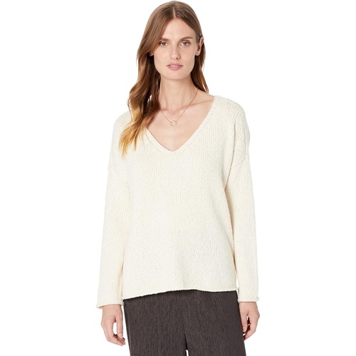  Eileen Fisher V-Neck Pullover