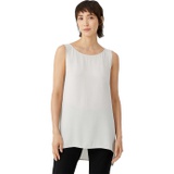 Eileen Fisher Bateau Neck Long Shell