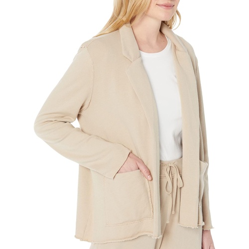  Eileen Fisher Long Blazer in Lightweight Organic Cotton Terry