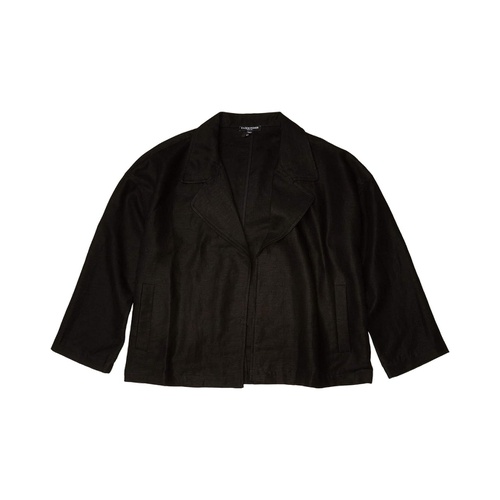  Eileen Fisher Petite Drape Front Jacket