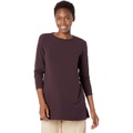 Eileen Fisher Petite Crew Neck Tunic